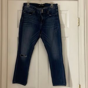 Express Mid Rise Cropped Legging Jeans